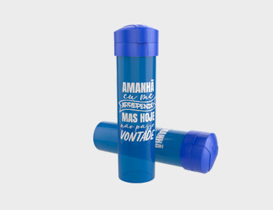 Garrafa Slim Fit Liso 540ml - 1 Cor de Impressão - 1x1 - 25 unid
